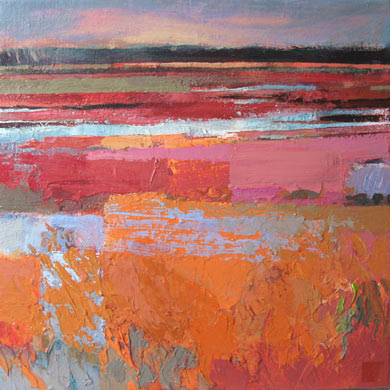 schilderij Kwelder van beelden kunstenaar Ciska van der Meer te Amsterdam