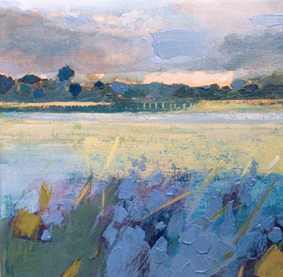 schilderij Noordvaarder van beelden kunstenaar Ciska van der Meer te Amsterdam