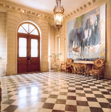 Een schilderij van beeldend kunstenaar Ciska op locatie