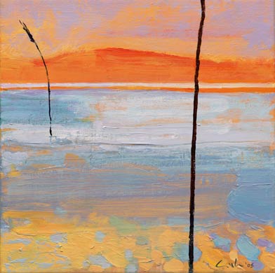 schilderij Fransche gaatje van beelden kunstenaar Ciska van der Meer te Amsterdam